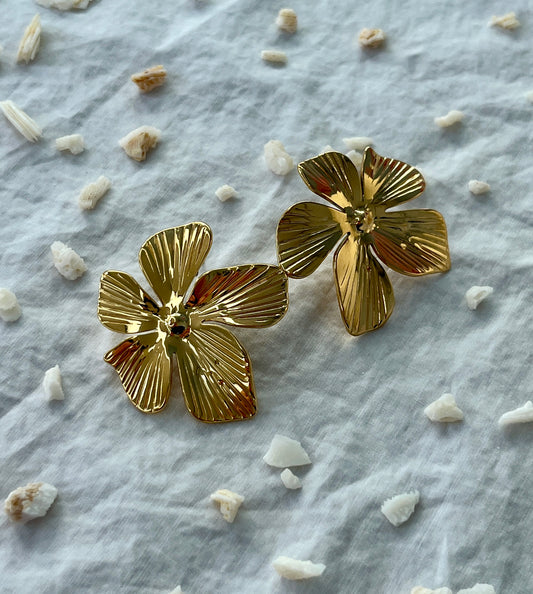 Boucles d'oreilles Fleur